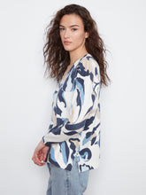 Plushy Print Knit Top