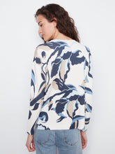 Plushy Print Knit Top