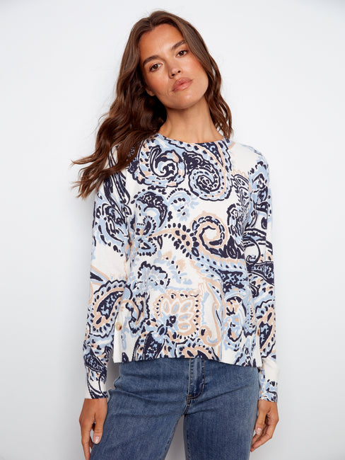 Side Button Sweater