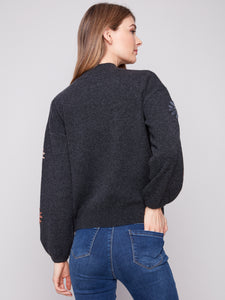 Foral Embroidered Sweater