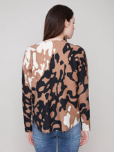 Reversible Sweater with Frayed Edges