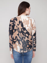 Reversible Sweater with Frayed Edges
