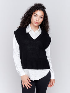 Cashmere Touch Sweater Vest