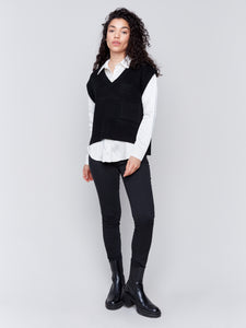 Cashmere Touch Sweater Vest