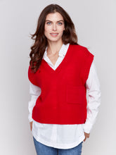 Cashmere Touch Sweater Vest