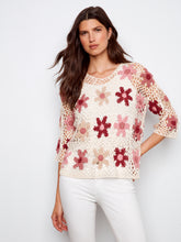 Floral Fishnet Crochet Top