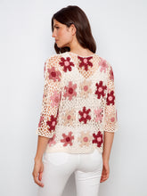 Floral Fishnet Crochet Top