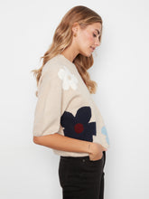 Floral Jacquard Sweater Top