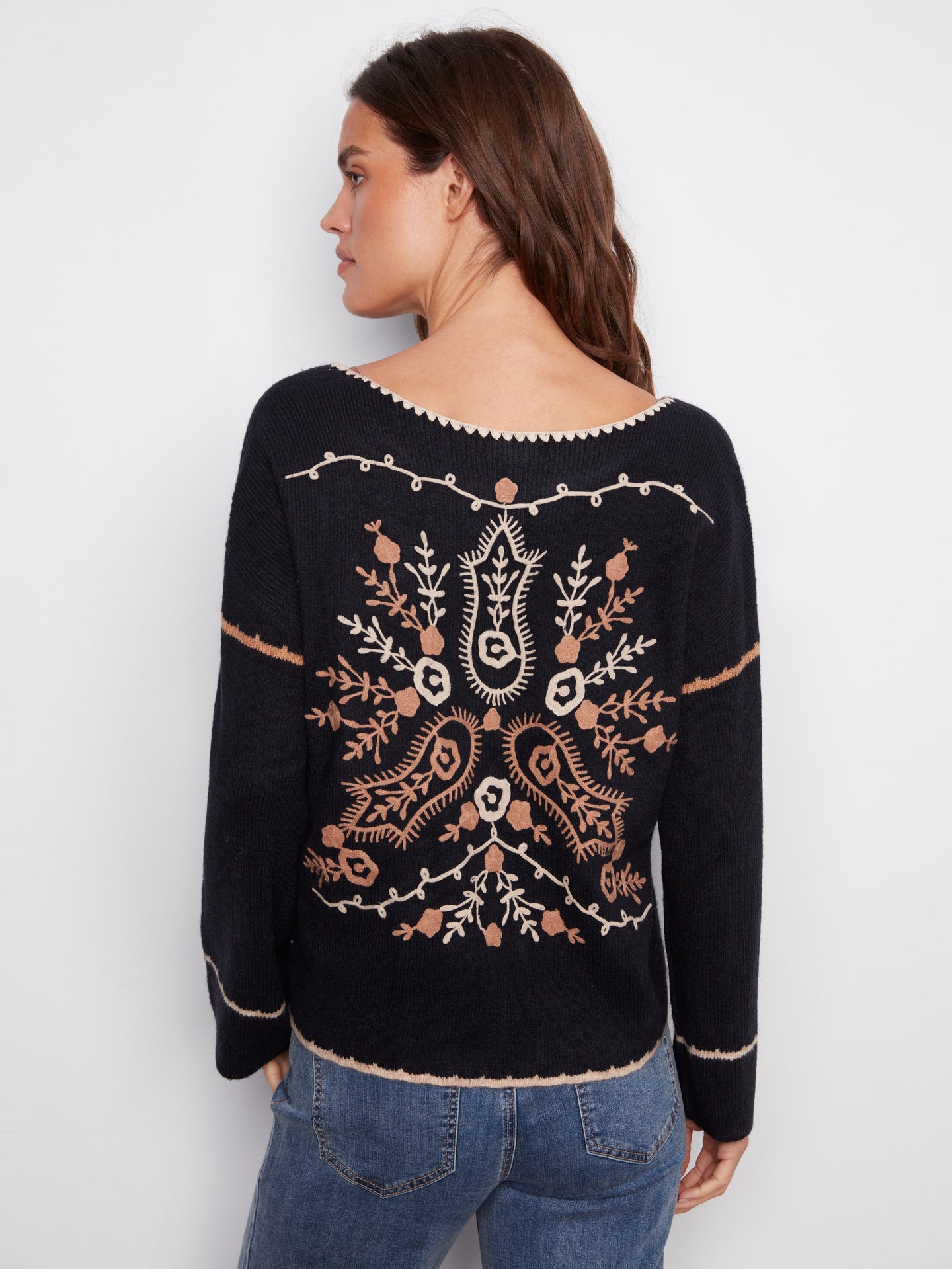 Embroidered Sweater
