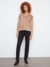 Vintage Wash V-Neck Sweater
