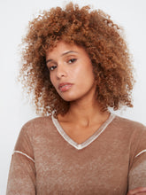 Vintage Wash V-Neck Sweater