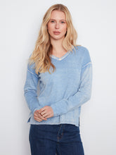 Vintage Wash V-Neck Sweater