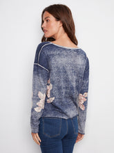 Reversible Floral Sweater