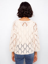 Crochet 3/4 Sleeve Sweater