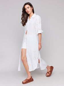 Eyelet Maxi Dress