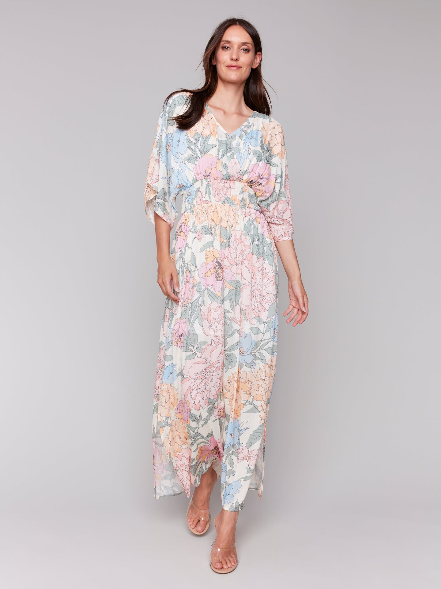 Dolman Sleeve Maxi Dress