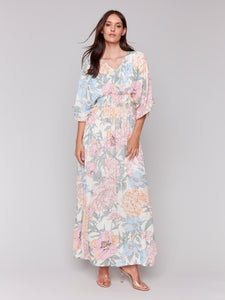 Dolman Sleeve Maxi Dress