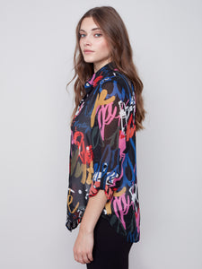 Graffiti Blouse
