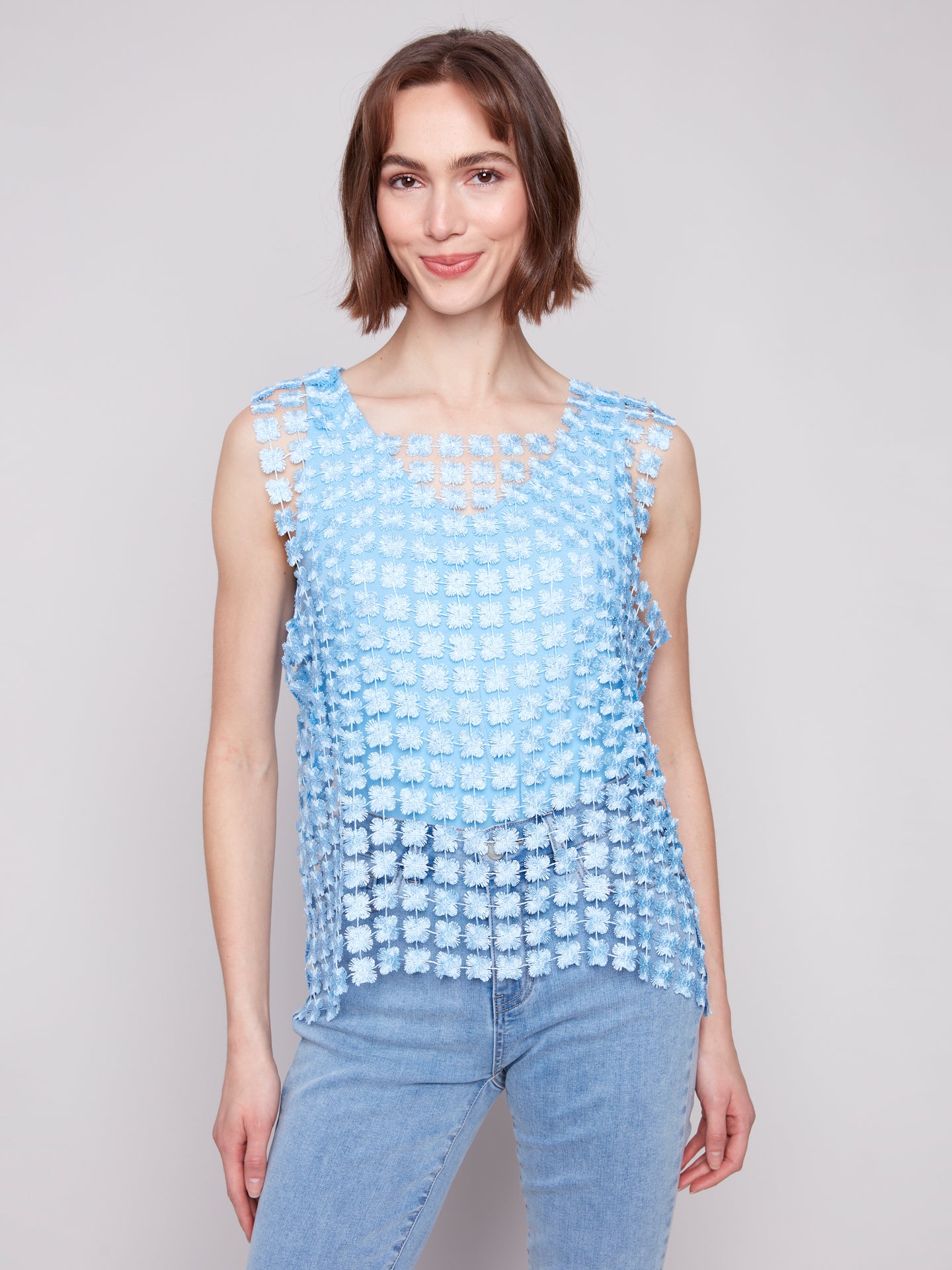 Sleeveless Heart Top