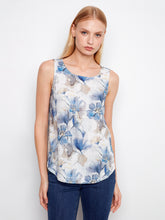 Sleeveless Linen Blouse