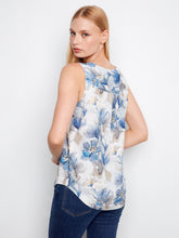 Sleeveless Linen Blouse