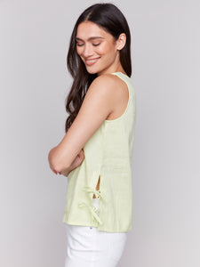 Sleeveless Linen Top