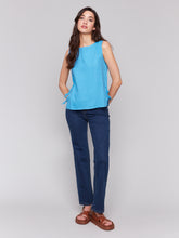 Sleeveless Linen Top