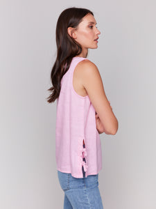 Sleeveless Linen Top