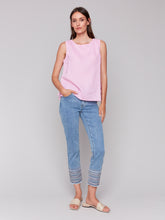 Sleeveless Linen Top