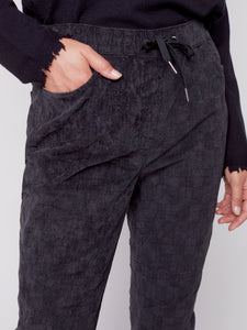Velvet/Suede Jogger Pant