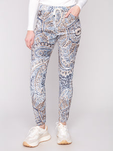 Crinkle Faux Suede Jogger