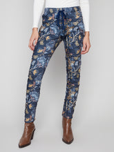 Crinkle Faux Suede Jogger