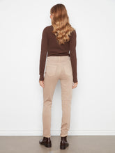 Cuffed Hem Twill Pant