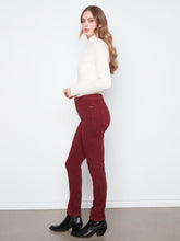 Cuffed Hem Twill Pant