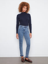 Cuffed Hem Twill Pant