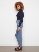 Cuffed Hem Twill Pant
