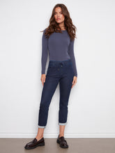 Knit Denim Joggers