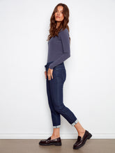 Knit Denim Joggers