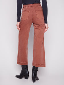 Cropped Twill Pant