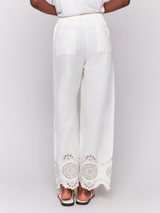 Eyelet Trimmed Pant