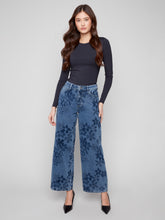Jacquard Flower Jeans