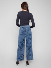 Jacquard Flower Jeans
