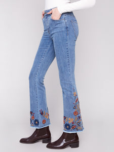 Embroidered Jean