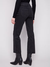 Straight Leg Rhinestone Jeans