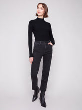 Straight Leg Rhinestone Jeans
