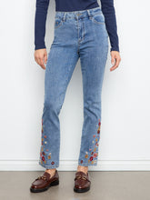 Slim Fit Jean with Embroidered Hem