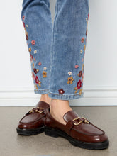 Slim Fit Jean with Embroidered Hem