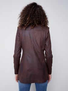 VIntage Vegan Leather Jacket