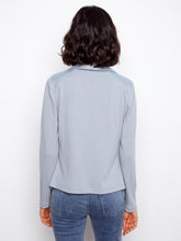Foiled Vintage Faux Leather Jacket