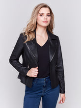 Vegan Leather Moto Jacket